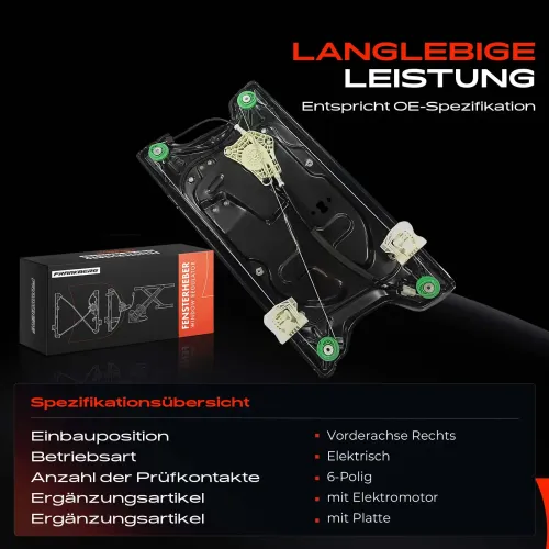 Fensterheber vorne rechts Frankberg 5481FB0044515 Bild Fensterheber vorne rechts Frankberg 5481FB0044515