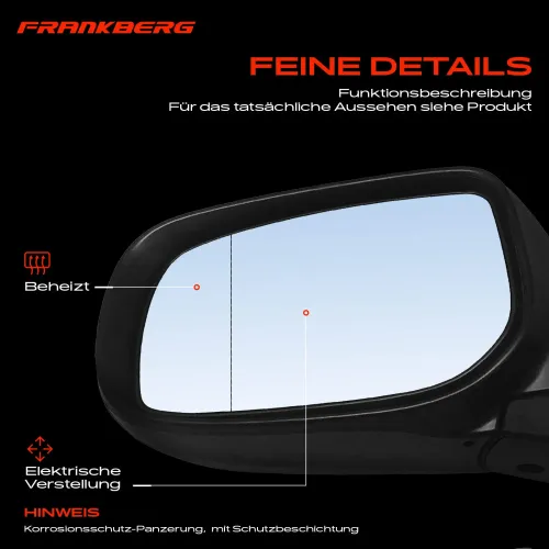 Außenspiegel Außenspiegel links Frankberg 5481FB0044520 Bild Außenspiegel Außenspiegel links Frankberg 5481FB0044520