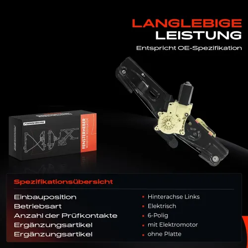 Fensterheber hinten links Frankberg 5481FB0044525 Bild Fensterheber hinten links Frankberg 5481FB0044525