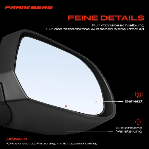 Außenspiegel Außenspiegel rechts Frankberg 5481FB0044536 Bild Außenspiegel Außenspiegel rechts Frankberg 5481FB0044536
