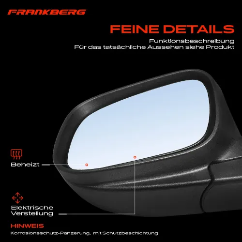 Außenspiegel Außenspiegel links Frankberg 5481FB0044552 Bild Außenspiegel Außenspiegel links Frankberg 5481FB0044552
