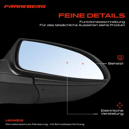 Außenspiegel Außenspiegel rechts Frankberg 5481FB0044580 Bild Außenspiegel Außenspiegel rechts Frankberg 5481FB0044580