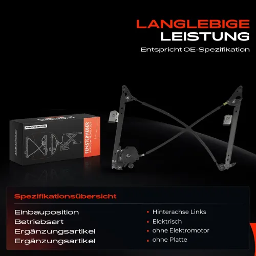 Fensterheber hinten links Frankberg 5481FB0044592 Bild Fensterheber hinten links Frankberg 5481FB0044592