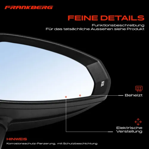 Außenspiegel Außenspiegel rechts Frankberg 5481FB0044627 Bild Außenspiegel Außenspiegel rechts Frankberg 5481FB0044627