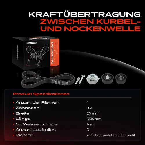 Zahnriemensatz Frankberg 5481FB0044740 Bild Zahnriemensatz Frankberg 5481FB0044740