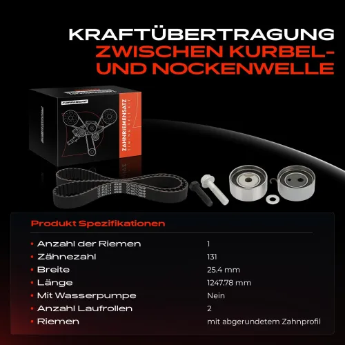 Zahnriemensatz Frankberg 5481FB0044743 Bild Zahnriemensatz Frankberg 5481FB0044743