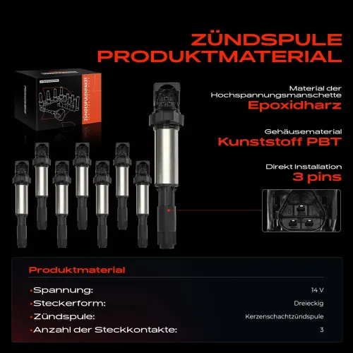 Zündspule 14 V Frankberg 5481FB0044755 Bild Zündspule 14 V Frankberg 5481FB0044755