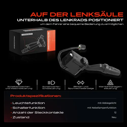 Lenkstockschalter Frankberg 5481FB0044867 Bild Lenkstockschalter Frankberg 5481FB0044867