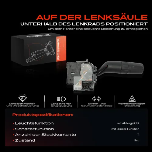 Lenkstockschalter Frankberg 5481FB0044877 Bild Lenkstockschalter Frankberg 5481FB0044877