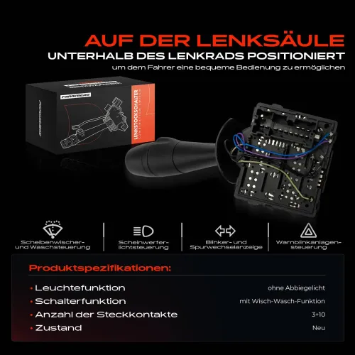 Lenkstockschalter Frankberg 5481FB0044884 Bild Lenkstockschalter Frankberg 5481FB0044884