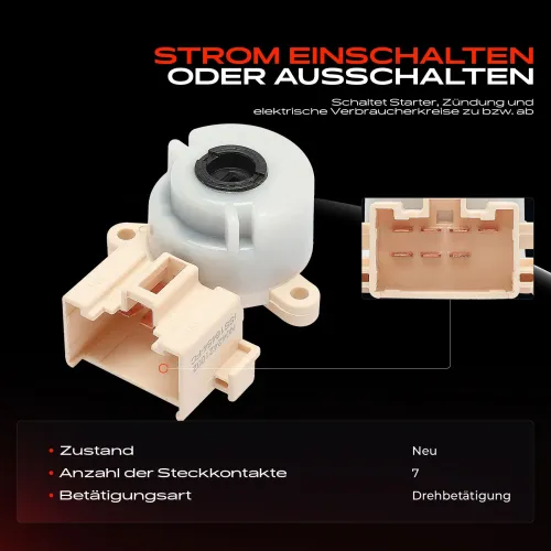 Zünd-/Startschalter Frankberg 5481FB0044894 Bild Zünd-/Startschalter Frankberg 5481FB0044894