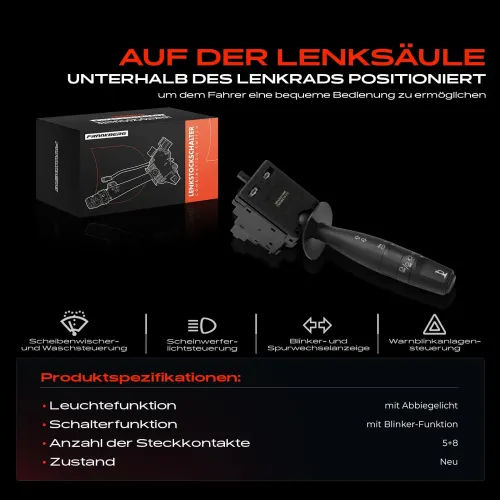 Lenkstockschalter Frankberg 5481FB0044907 Bild Lenkstockschalter Frankberg 5481FB0044907