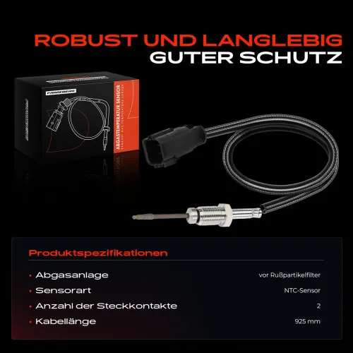 Sensor, Abgastemperatur Frankberg 5481FB0045002 Bild Sensor, Abgastemperatur Frankberg 5481FB0045002