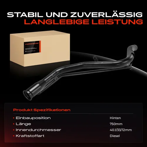 Einfüllstutzen, Kraftstofftank Frankberg 5481FB0045018 Bild Einfüllstutzen, Kraftstofftank Frankberg 5481FB0045018