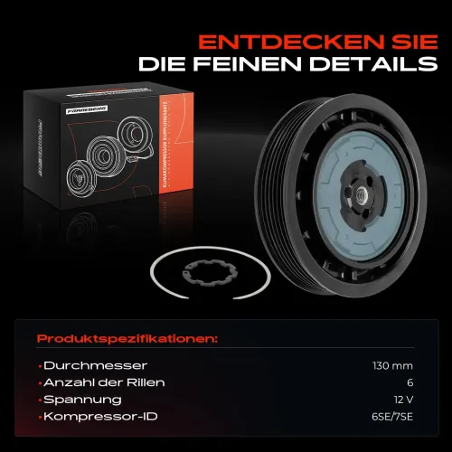 Magnetkupplung, Klimakompressor 12 V Frankberg 5481FB0045179 Bild Magnetkupplung, Klimakompressor 12 V Frankberg 5481FB0045179