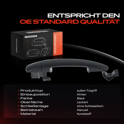 Türaußengriff hinten Frankberg 5481FB0045286 Bild Türaußengriff hinten Frankberg 5481FB0045286