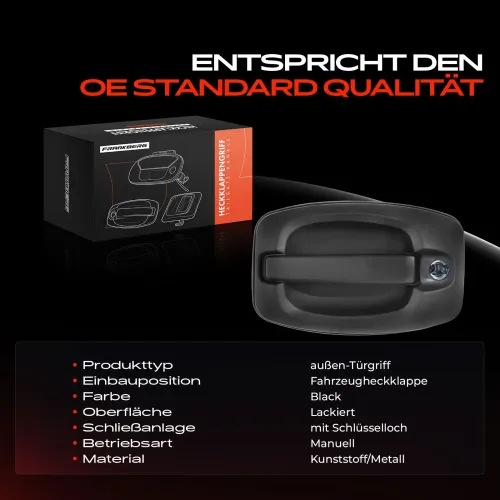 Türaußengriff Fahrzeugheckklappe Frankberg 5481FB0045480 Bild Türaußengriff Fahrzeugheckklappe Frankberg 5481FB0045480