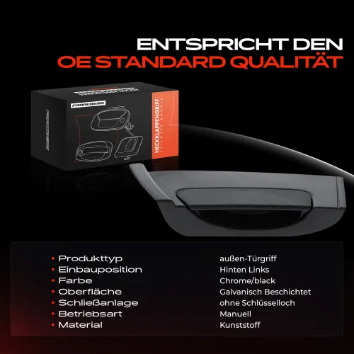 Türaußengriff hinten links Frankberg 5481FB0045667 Bild Türaußengriff hinten links Frankberg 5481FB0045667