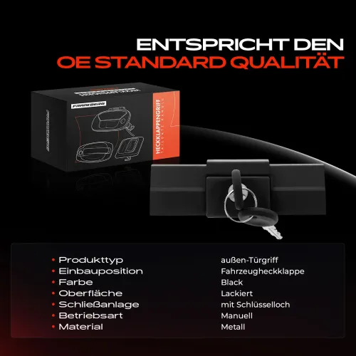 Türaußengriff Fahrzeugheckklappe Frankberg 5481FB0045675 Bild Türaußengriff Fahrzeugheckklappe Frankberg 5481FB0045675