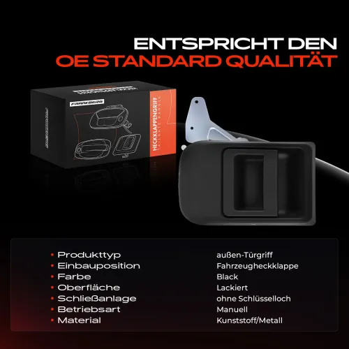 Türaußengriff Fahrzeugheckklappe Frankberg 5481FB0045704 Bild Türaußengriff Fahrzeugheckklappe Frankberg 5481FB0045704