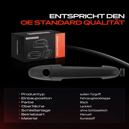 Türaußengriff Fahrzeugheckklappe Frankberg 5481FB0045803 Bild Türaußengriff Fahrzeugheckklappe Frankberg 5481FB0045803