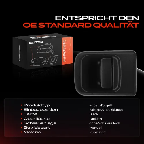 Türaußengriff Fahrzeugheckklappe Frankberg 5481FB0046130 Bild Türaußengriff Fahrzeugheckklappe Frankberg 5481FB0046130