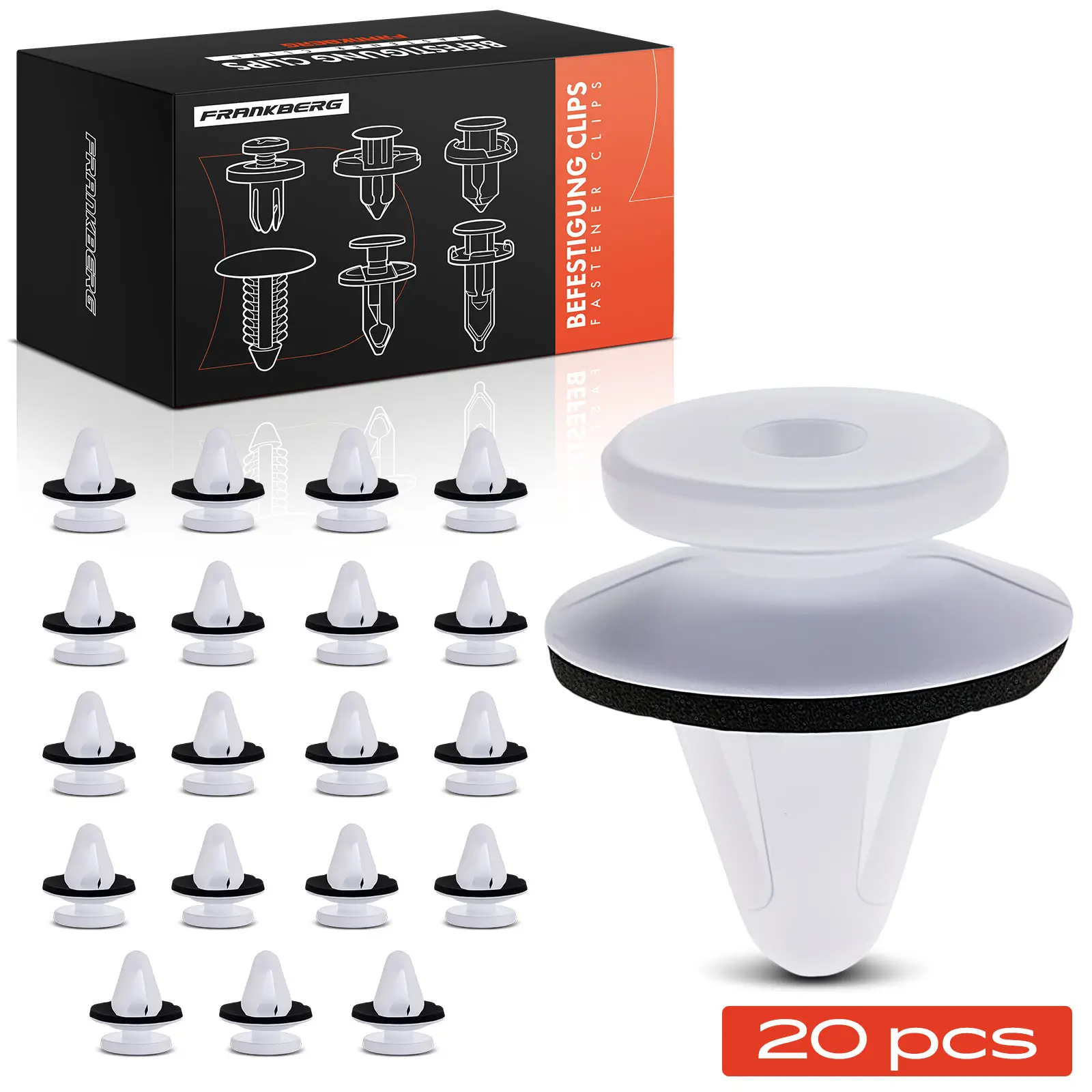 Clip, Zier-/Schutzleiste Türverkleidung Frankberg 5481FB0046742