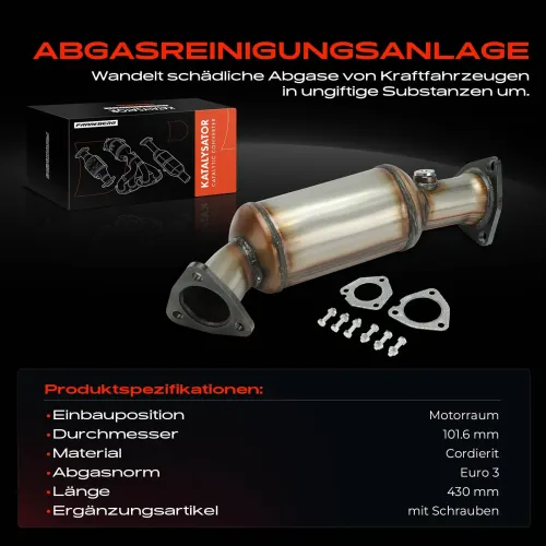 Katalysator Motorraum Frankberg 5481FB0046993 Bild Katalysator Motorraum Frankberg 5481FB0046993