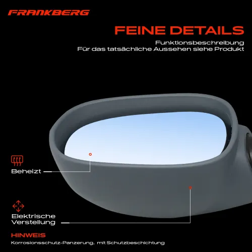 Außenspiegel Außenspiegel rechts Frankberg 5481FB0047021 Bild Außenspiegel Außenspiegel rechts Frankberg 5481FB0047021