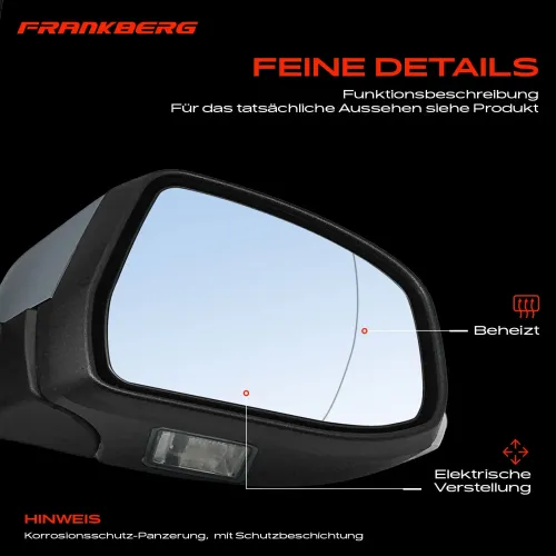 Außenspiegel Außenspiegel rechts Frankberg 5481FB0047106 Bild Außenspiegel Außenspiegel rechts Frankberg 5481FB0047106