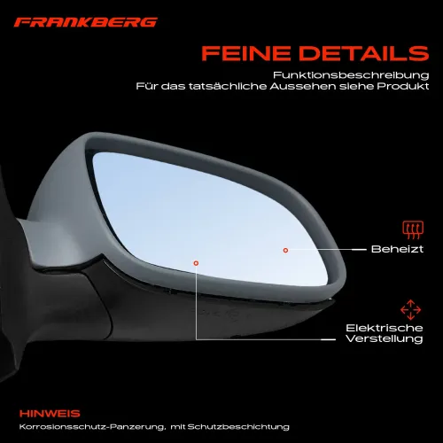 Außenspiegel Außenspiegel rechts Frankberg 5481FB0047111 Bild Außenspiegel Außenspiegel rechts Frankberg 5481FB0047111