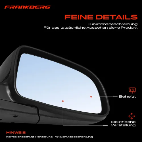 Außenspiegel Außenspiegel rechts Frankberg 5481FB0047121 Bild Außenspiegel Außenspiegel rechts Frankberg 5481FB0047121