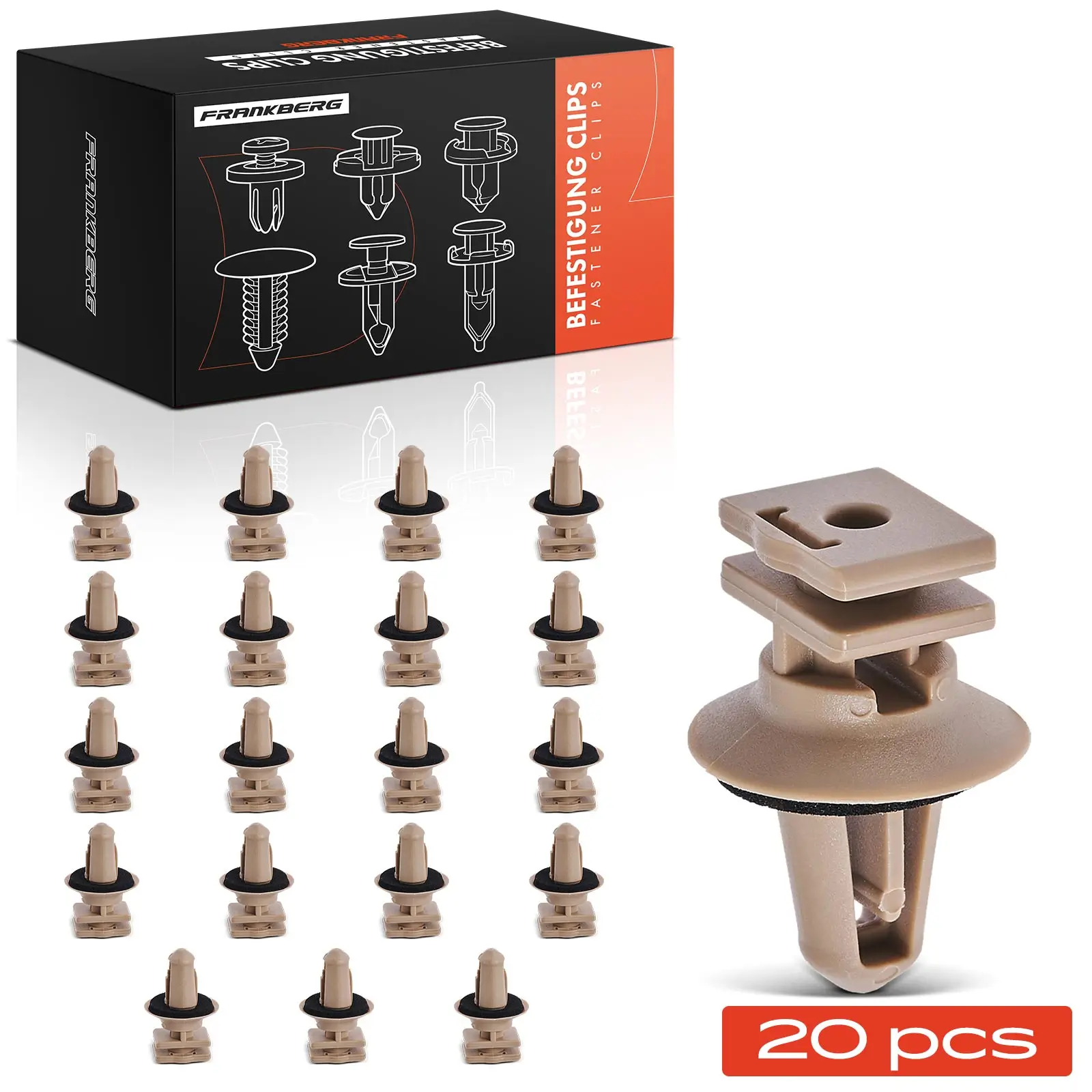 Clip, Zier-/Schutzleiste Türverkleidung Frankberg 5481FB0047125