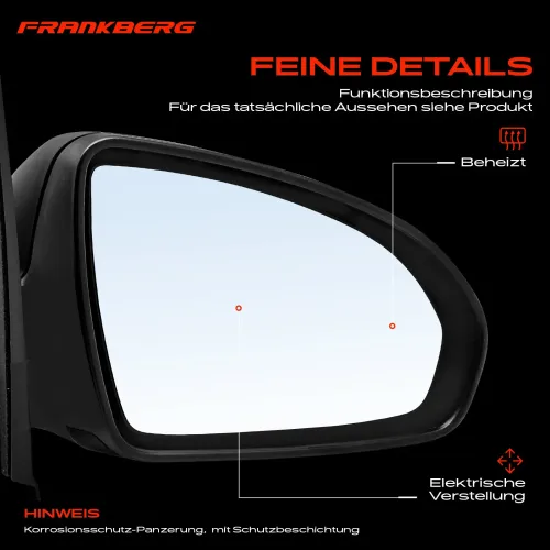 Außenspiegel Außenspiegel rechts Frankberg 5481FB0047169 Bild Außenspiegel Außenspiegel rechts Frankberg 5481FB0047169