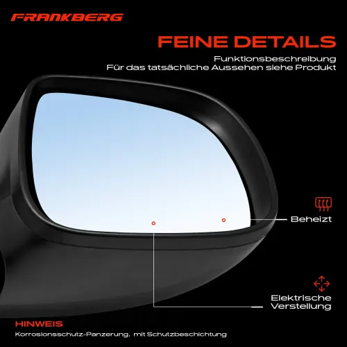 Außenspiegel Außenspiegel rechts Frankberg 5481FB0047448 Bild Außenspiegel Außenspiegel rechts Frankberg 5481FB0047448