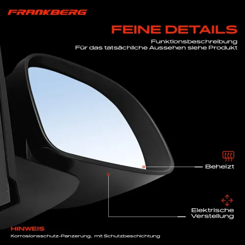 Außenspiegel Außenspiegel rechts Frankberg 5481FB0047500 Bild Außenspiegel Außenspiegel rechts Frankberg 5481FB0047500