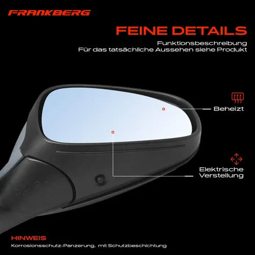 Außenspiegel Außenspiegel rechts Frankberg 5481FB0047560 Bild Außenspiegel Außenspiegel rechts Frankberg 5481FB0047560