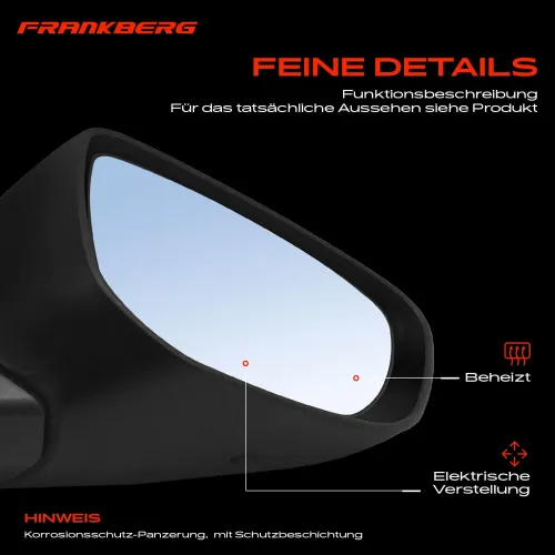Außenspiegel Außenspiegel rechts Frankberg 5481FB0047584 Bild Außenspiegel Außenspiegel rechts Frankberg 5481FB0047584