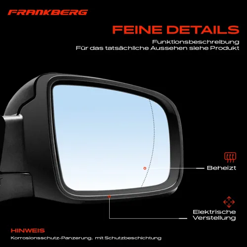 Außenspiegel Außenspiegel rechts Frankberg 5481FB0047598 Bild Außenspiegel Außenspiegel rechts Frankberg 5481FB0047598