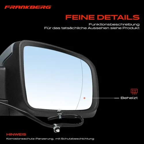 Außenspiegel Außenspiegel rechts Frankberg 5481FB0047603 Bild Außenspiegel Außenspiegel rechts Frankberg 5481FB0047603