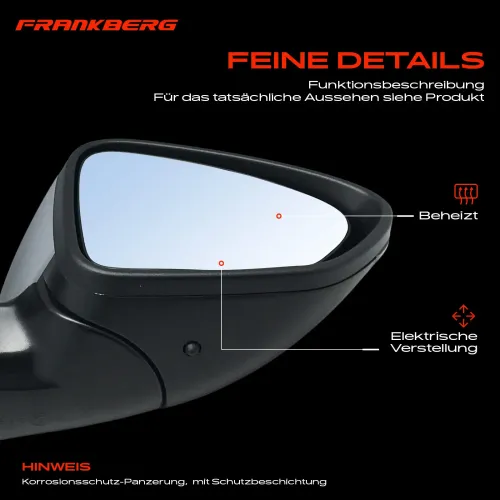 Außenspiegel Außenspiegel rechts Frankberg 5481FB0047752 Bild Außenspiegel Außenspiegel rechts Frankberg 5481FB0047752