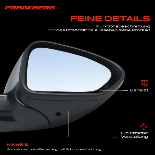 Außenspiegel Außenspiegel rechts Frankberg 5481FB0047753 Bild Außenspiegel Außenspiegel rechts Frankberg 5481FB0047753