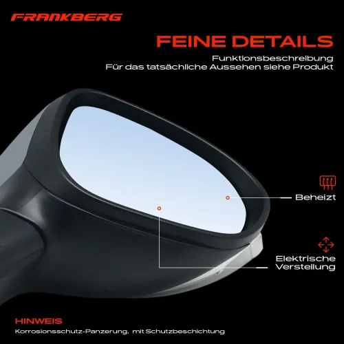 Außenspiegel Außenspiegel rechts Frankberg 5481FB0047767 Bild Außenspiegel Außenspiegel rechts Frankberg 5481FB0047767