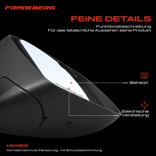 Außenspiegel Außenspiegel rechts Frankberg 5481FB0047780 Bild Außenspiegel Außenspiegel rechts Frankberg 5481FB0047780