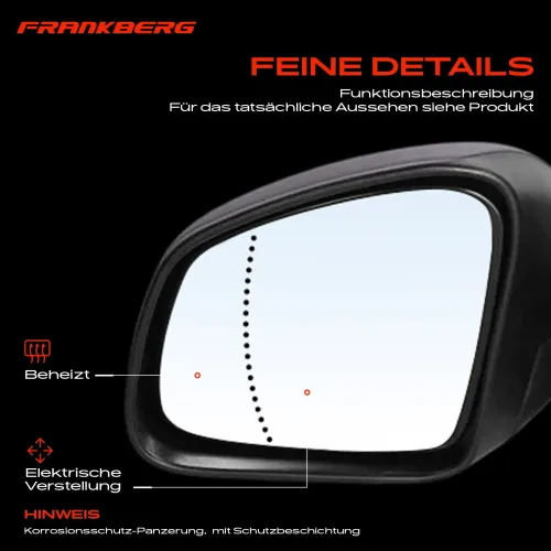 Außenspiegel Außenspiegel links Frankberg 5481FB0047787 Bild Außenspiegel Außenspiegel links Frankberg 5481FB0047787