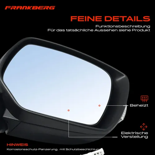 Außenspiegel Außenspiegel rechts Frankberg 5481FB0047791 Bild Außenspiegel Außenspiegel rechts Frankberg 5481FB0047791