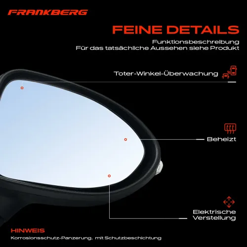 Außenspiegel Außenspiegel rechts Frankberg 5481FB0047796 Bild Außenspiegel Außenspiegel rechts Frankberg 5481FB0047796