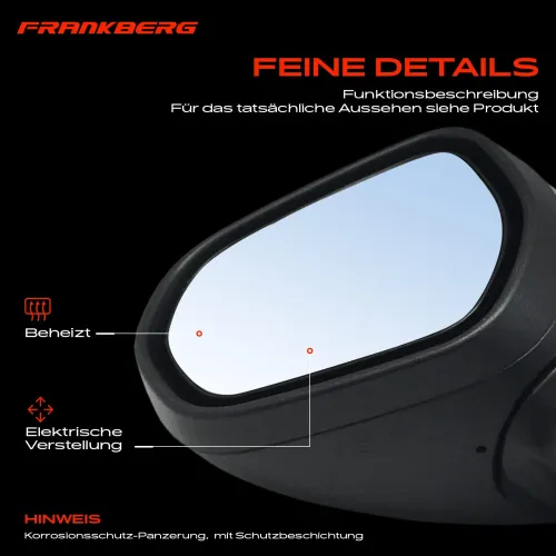 Außenspiegel Außenspiegel links Frankberg 5481FB0047800 Bild Außenspiegel Außenspiegel links Frankberg 5481FB0047800