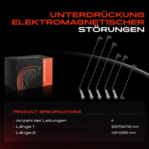 Zündleitungssatz Frankberg 5481FB0047820 Bild Zündleitungssatz Frankberg 5481FB0047820