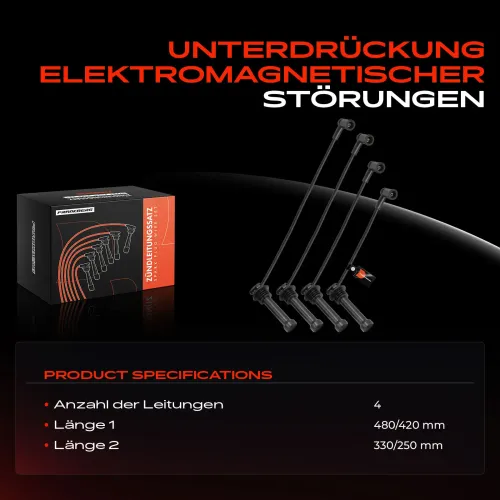 Zündleitungssatz Frankberg 5481FB0048112 Bild Zündleitungssatz Frankberg 5481FB0048112